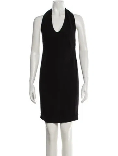Pre-owned Alaïa Vintage Mini Dress In Black