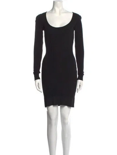 Pre-owned Alaïa Vintage Mini Dress In Black