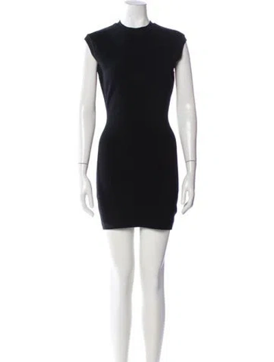 Pre-owned Alaïa Vintage Mini Dress In Black