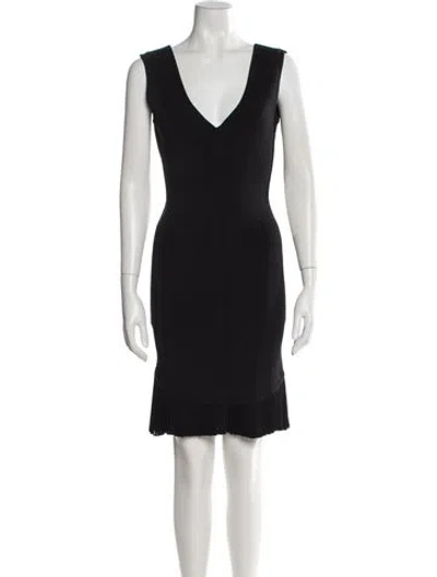 Pre-owned Alaïa Vintage Mini Dress In Black