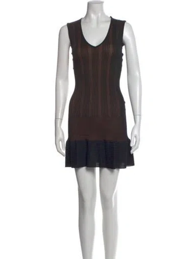 Pre-owned Alaïa Vintage Mini Dress In Black