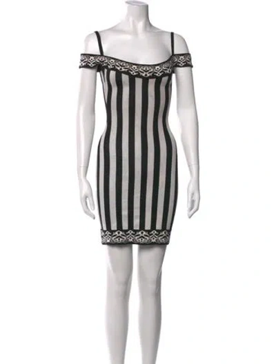 Pre-owned Alaïa Vintage Mini Dress In Black