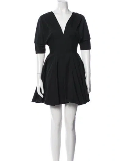 Pre-owned Alaïa Vintage Mini Dress In Black