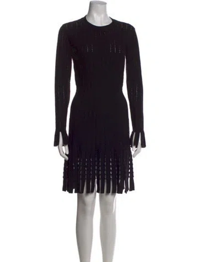 Pre-owned Alaïa Vintage Mini Dress In Black