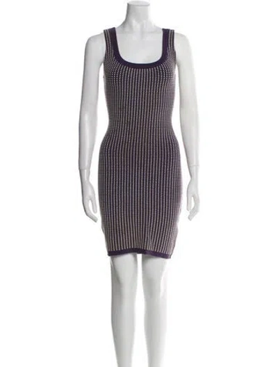 Pre-owned Alaïa Vintage Mini Dress In Multi