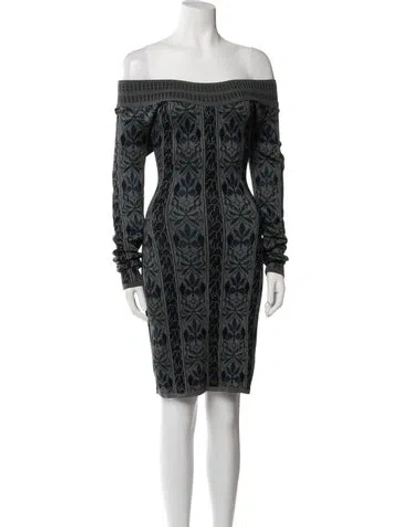 Pre-owned Alaïa Vintage Mini Dress In Multi