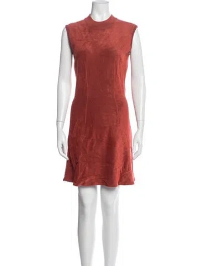 Pre-owned Alaïa Vintage Mini Dress In Orange