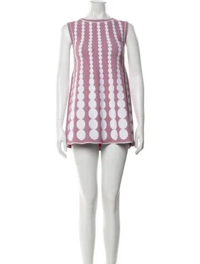 Pre-owned Alaïa Vintage Mini Dress In Red