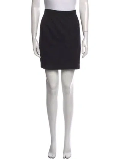Pre-owned Alaïa Vintage Mini Skirt In Black
