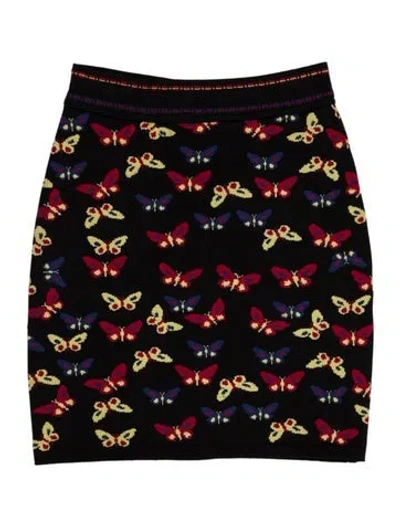 Pre-owned Alaïa Vintage Mini Skirt In Black