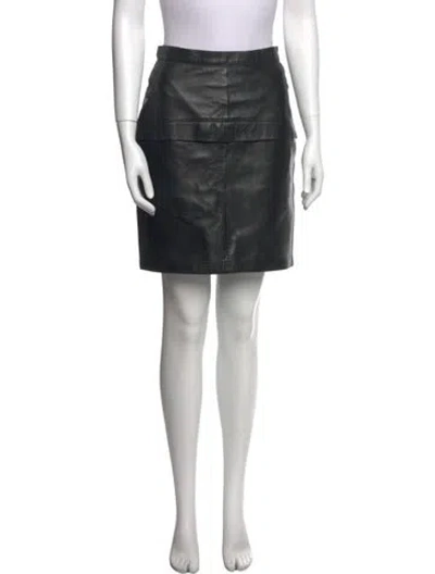 Pre-owned Alaïa Vintage Mini Skirt In Black