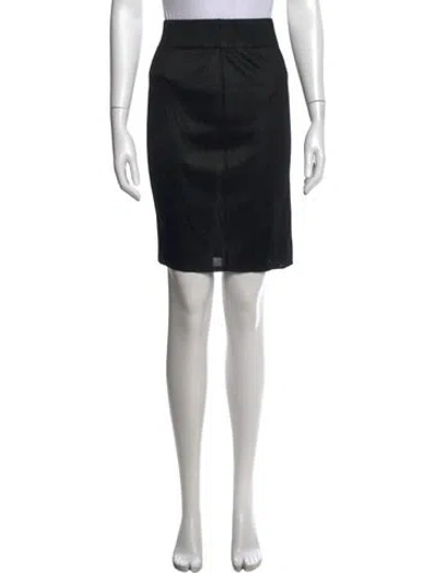 Pre-owned Alaïa Vintage Mini Skirt In Black