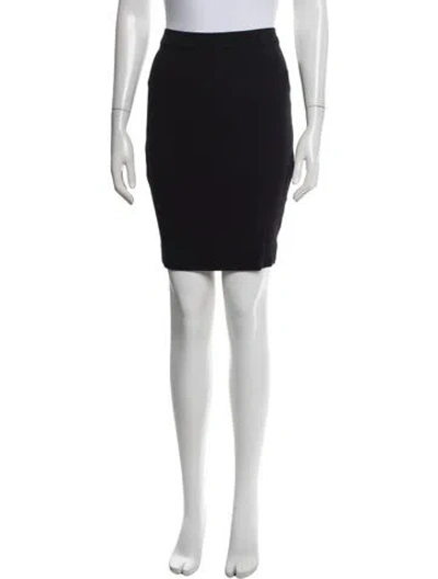 Pre-owned Alaïa Vintage Mini Skirt In Black