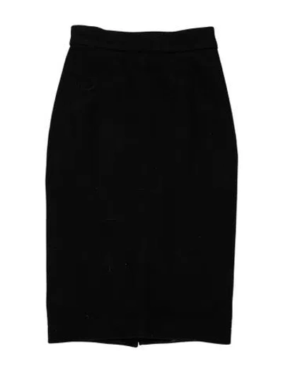 Pre-owned Alaïa Vintage Mini Skirt In Black