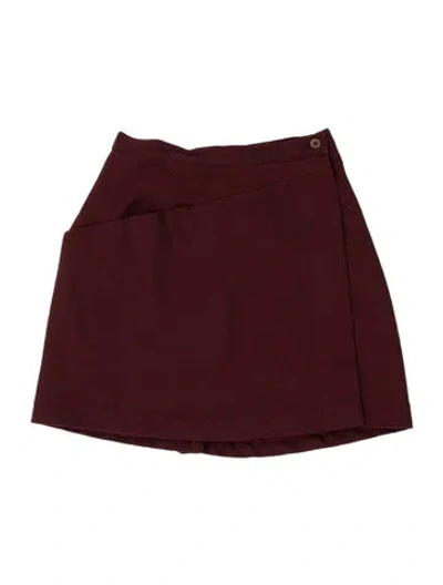 Pre-owned Alaïa Vintage Mini Skirt In Brown