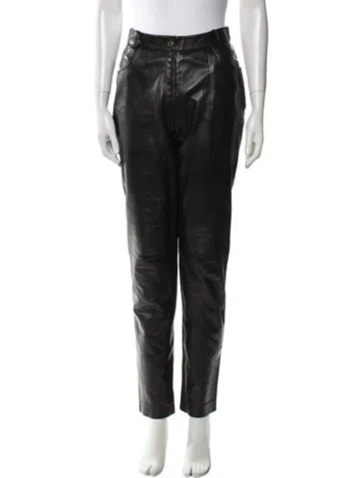 Pre-owned Alaïa Vintage Skinny Leg Pants In Black