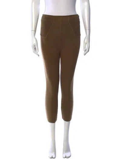 Pre-owned Alaïa Vintage Skinny Leg Pants In Green