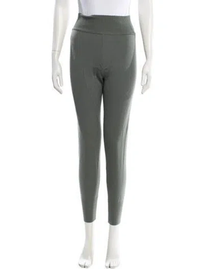 Pre-owned Alaïa Vintage Skinny Leg Pants In Green