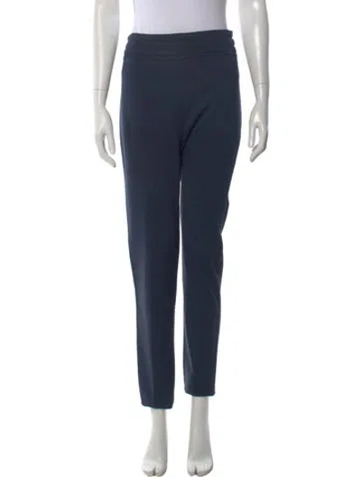 Pre-owned Alaïa Vintage Straight Leg Pants In Blue