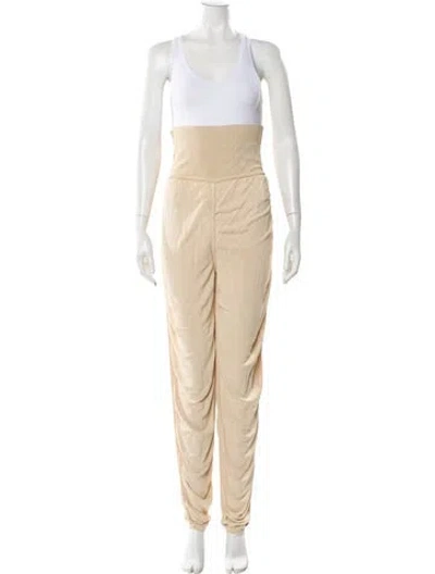 Pre-owned Alaïa Vintage Straight Leg Pants In Neutral