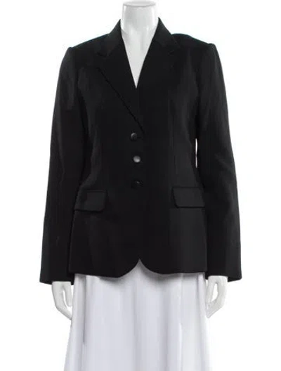 Pre-owned Alaïa Virgin Wool Blazer In Black