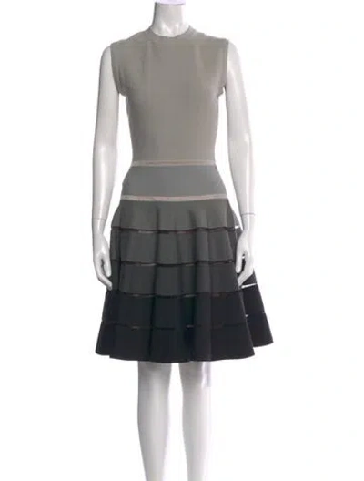 Pre-owned Alaïa Virgin Wool Knee-length Dress