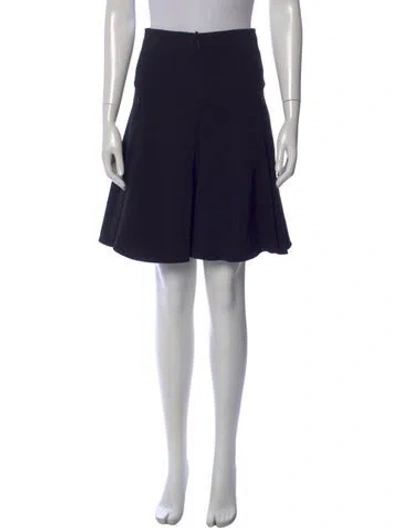 Pre-owned Alaïa Virgin Wool Knee-length Shorts In Blue