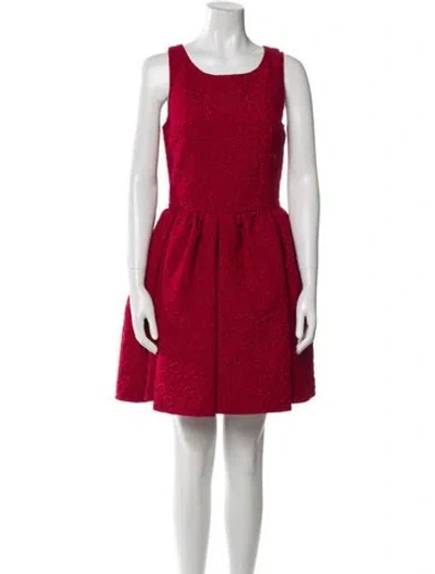 Pre-owned Alaïa Virgin Wool Mini Dress