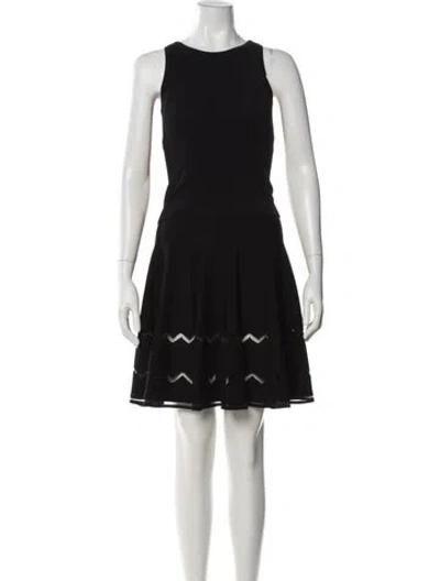 Pre-owned Alaïa Virgin Wool Skirt Set In Black