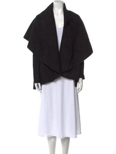 Pre-owned Alaïa V-neck Sweater In Black