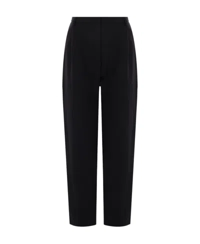 Alaïa Waist Buckle Casual Pants In Black