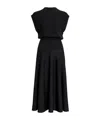 Alaïa Wool-blend Midi Dress In Black