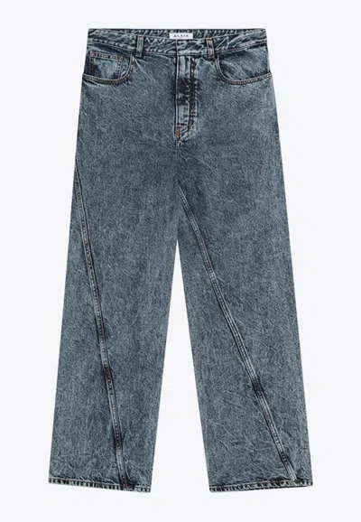 Alaïa Washed Straight Jeans