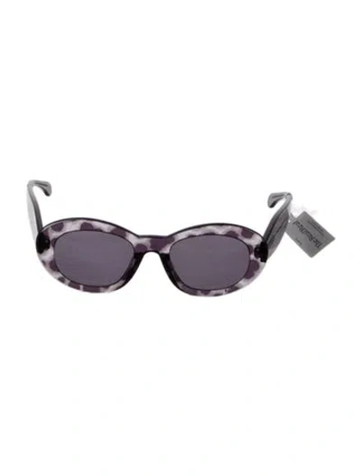 Pre-owned Alaïa Wayfarer Tinted Sunglasses In Black