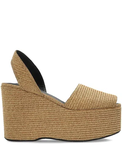 Alaïa Alaia Wedge Slingbacks For Women In Brown