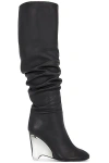Alaïa Wedge Boots 100 In Noir