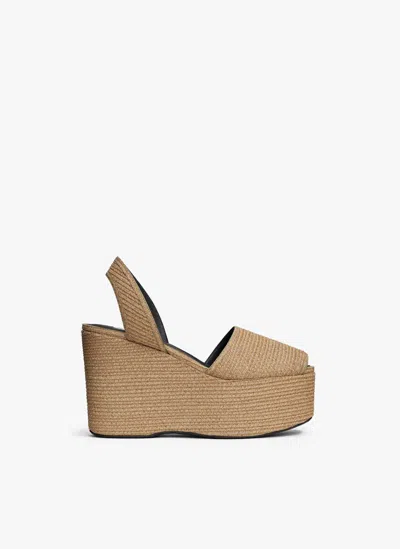 Alaïa Alaia Wedge Slingbacks For Women In Brown