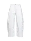 Alaïa Alaia White Rodeo Denim Trousers In White