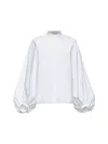 Alaïa Baloon Shirt In White