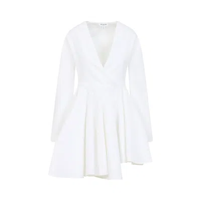 Alaïa Alaia White Cross Asymmetric Dress