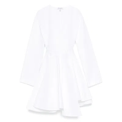 ALAÏA ALAÏA WHITE DRESSES - COCKTAIL & PARTY DRESSES WOMEN