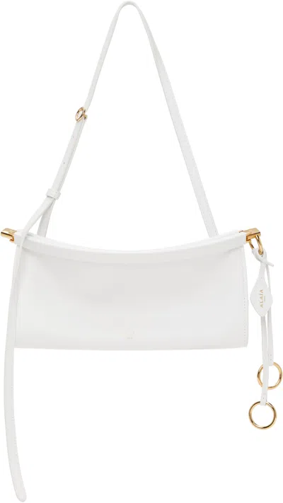 ALAÏA WHITE 'LE CLICK' EAST WEST SMALL BAG