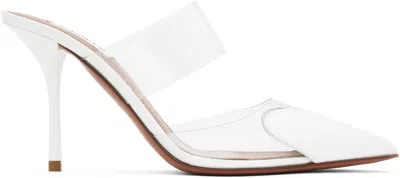 ALAÏA WHITE LE COEUR MULES