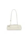 Alaïa White Leather Le Teckel Small Bag In Neutral