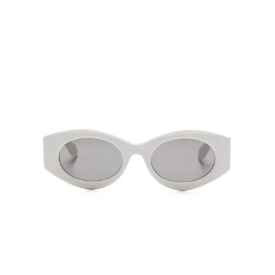 Alaïa White Sunglasses Men In Gray