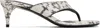 Alaïa White Thong Elaphe Leather Mule Sandals
