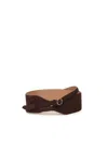 Alaïa Wide Double Suede Belt In Brown