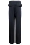 Alaïa Elastic Waist Casual Pants In Noir