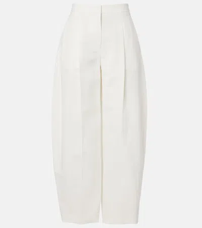 Alaïa Wide-leg Pants In White