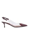 Alaïa Le Coeur 90 Slingback Pumps In Red